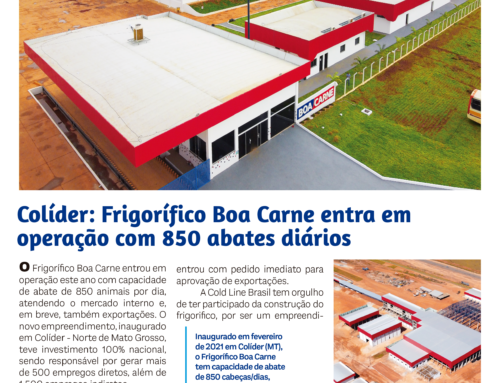 Colíder: Frigorífico Boa Carne entra em operação com 850 abates diários